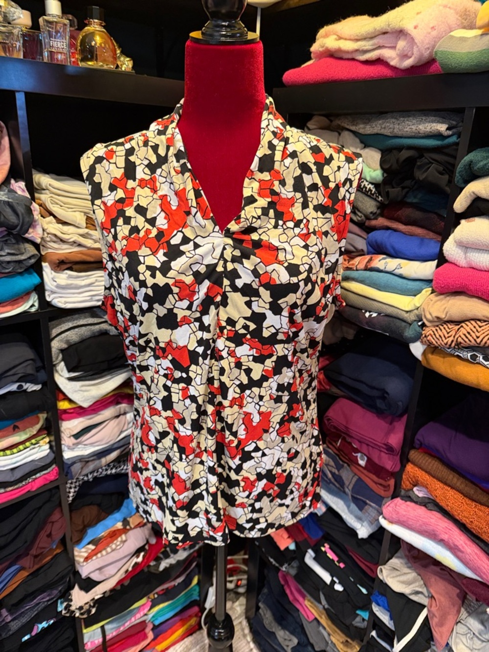 #447. 🪷Evan Picone tank blouse. Large